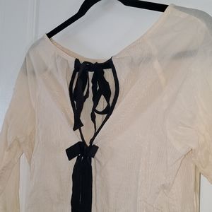 Back Bowtie Blouse detail
